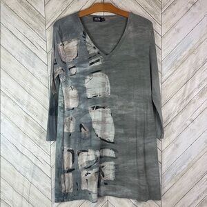 Art of Cloth gray and black dress